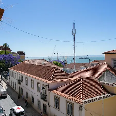 公寓 Altido New And Trendy 2-bed Flat With Seaview In Lapa Lisboa